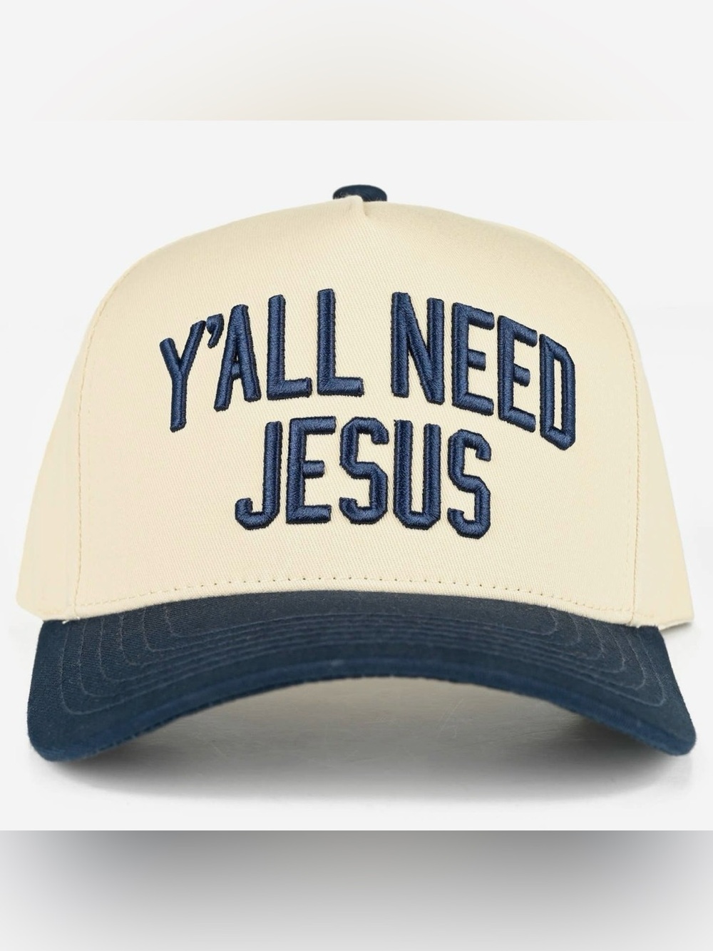 C.C. Boutique "Y'ALL NEED JESUS" Hat with chain